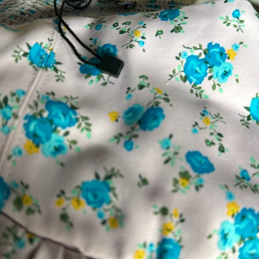 NWT Zara Floral Skirt S Pink - Picture 7 of 7